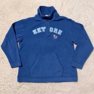 Disney Blue Fleece Pullover Woman’s Size L